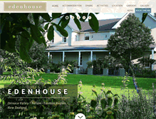 Tablet Screenshot of edenhouse.co.nz